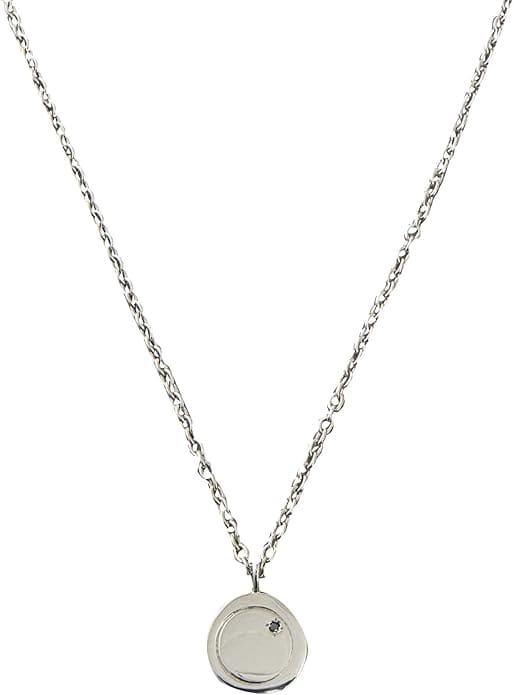 eteブラックダイヤモンド コイン ペアネックレス