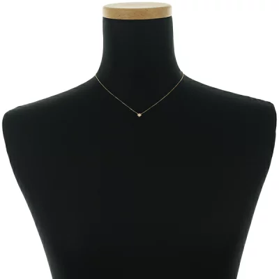 楽天ete 1粒ダイヤ風（ジルコニア）ネックレス
