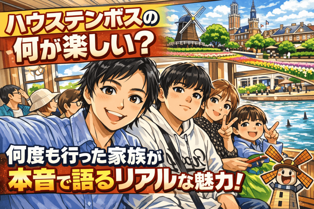 ハウステンボスの何が楽しい？何度も行った家族が本音で語るリアルな魅力