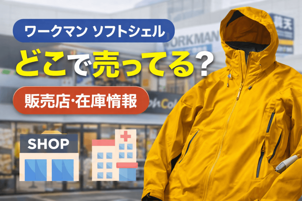ワークマン ソフトシェルはどこで売ってる?販売店・在庫・通販まとめ【2026】