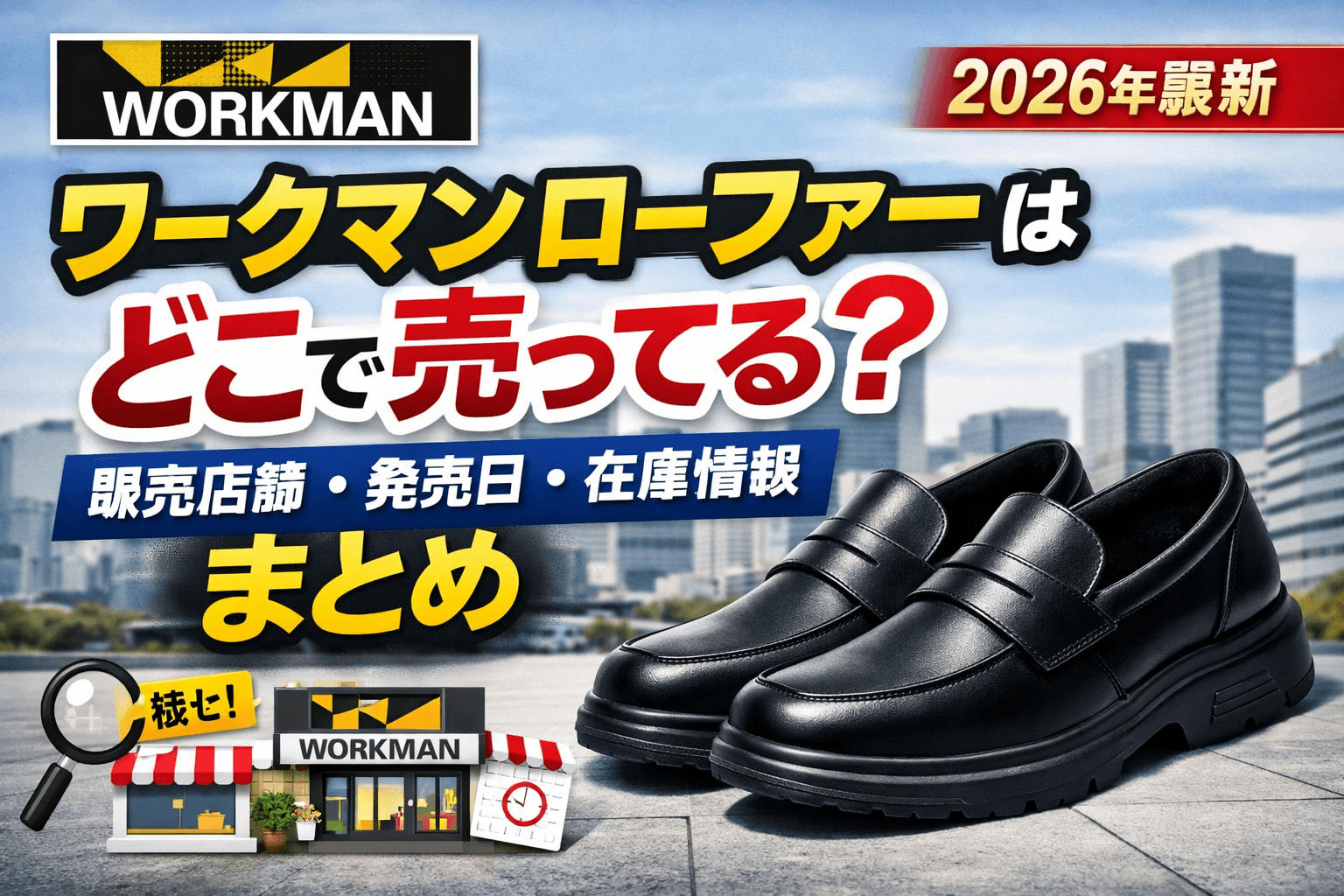 ワークマン ローファーはどこで売ってる？販売店舗・発売日・在庫情報まとめ【2026年最新】