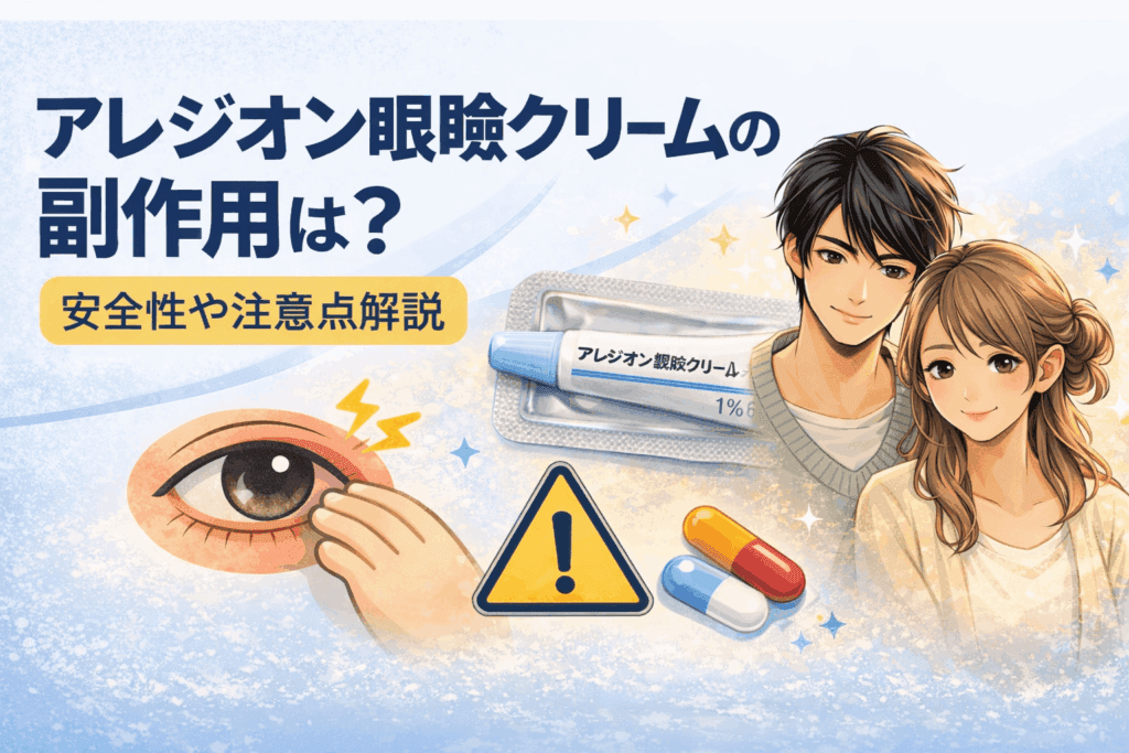 アレジオン眼瞼クリームの副作用は？安全性や注意点をわかりやすく解説