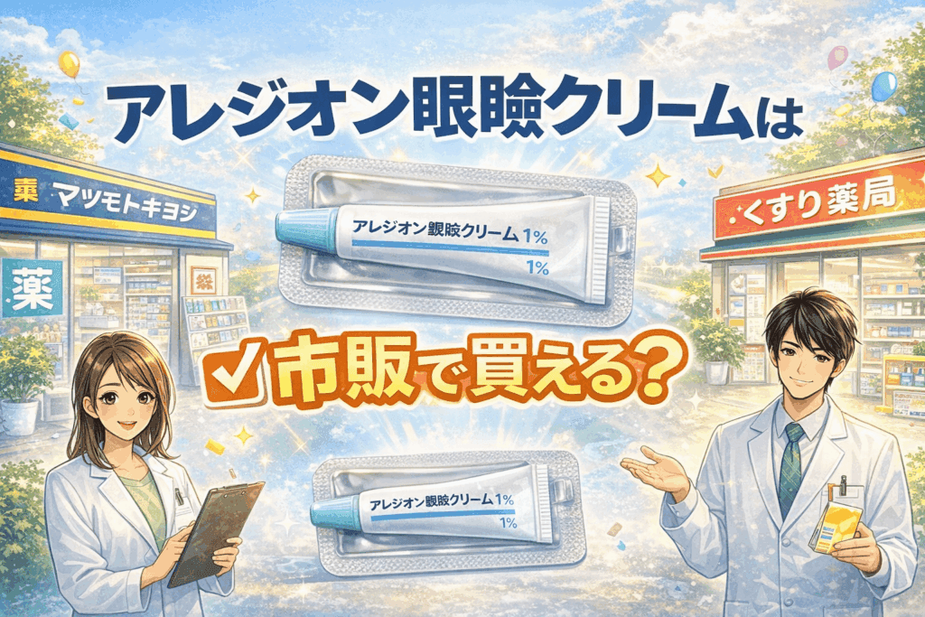 アレジオン眼瞼クリームはどこで処方される？入手方法と通販の流れ