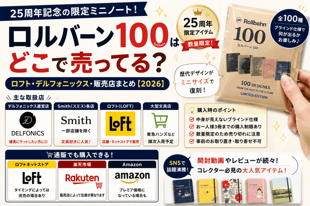 ロルバーン100はどこで売ってる？ロフト・デルフォニックス・販売店まとめ【2026】